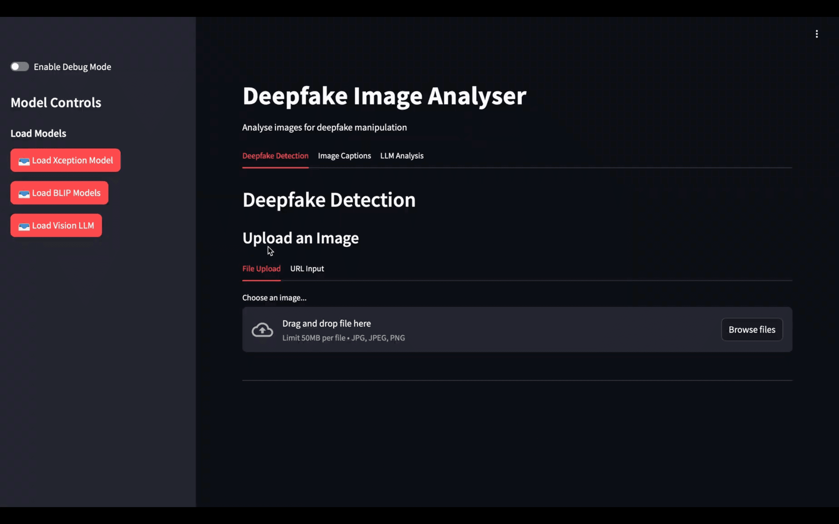 DF-P2E: Deepfake Detection screenshot